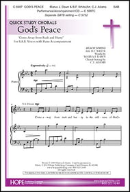 God's Peace SAB choral sheet music cover